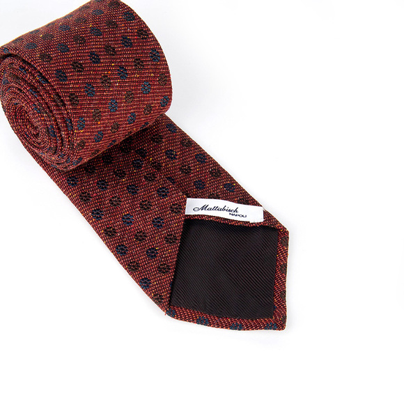 MATTABISCH BROWN PAISLEY TIE | MENS - Picture 3 of 3